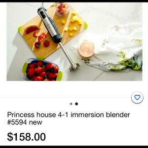 Princess house 4 in 1 immersion blender